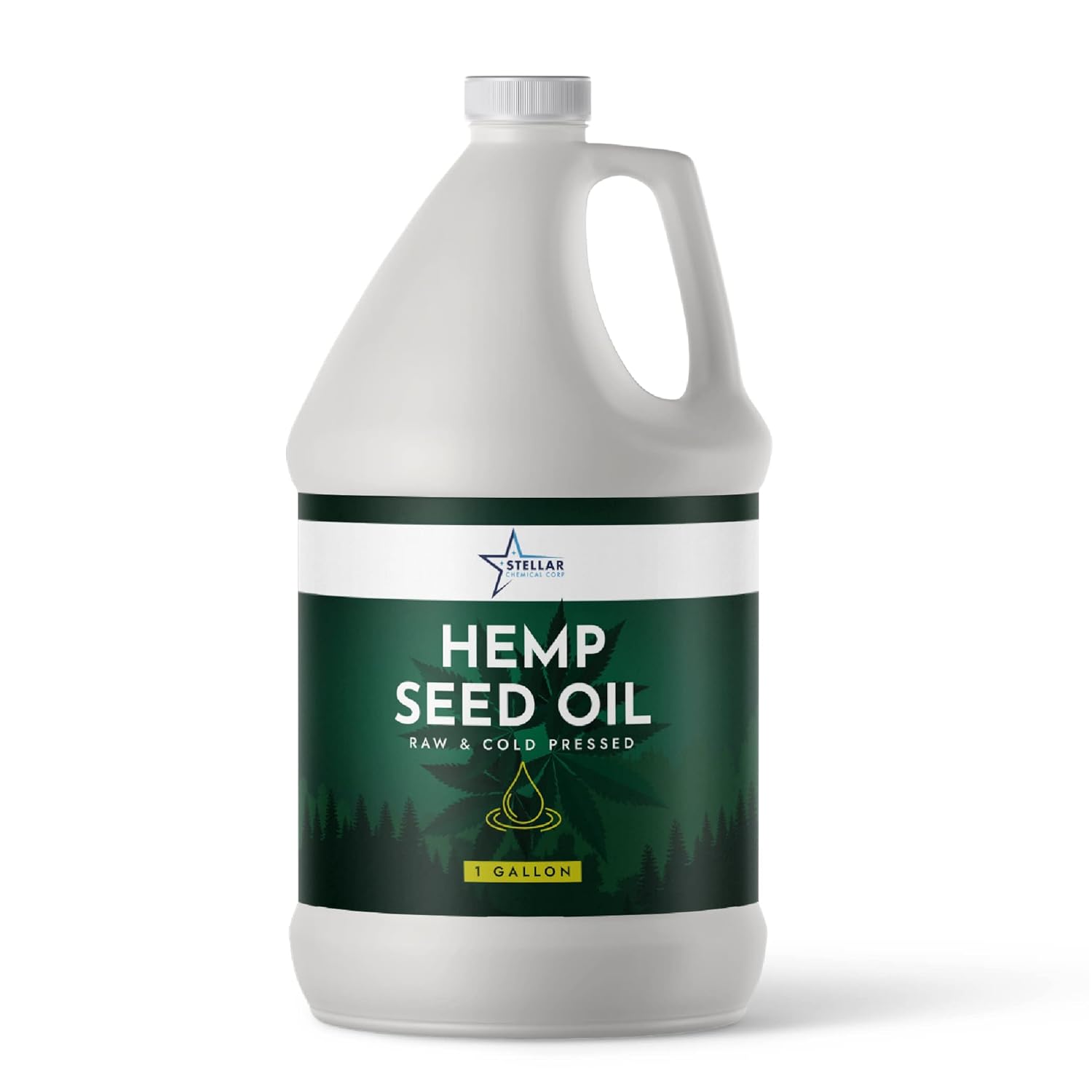 Organic Cold-Pressed Unrefined Raw Hemp Seed Oil