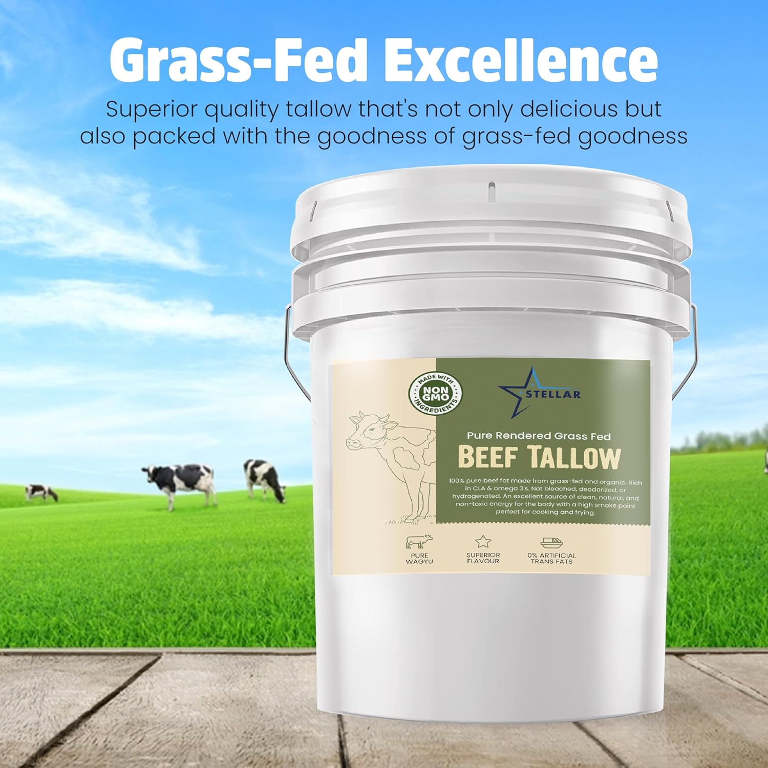 Grass Feed Beef Tallow