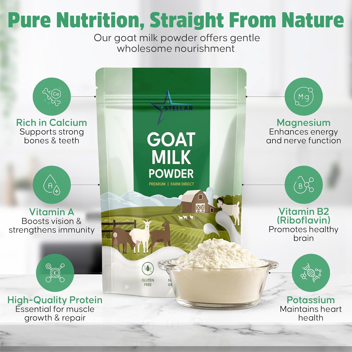 Goat Milk Powder 2 LBS