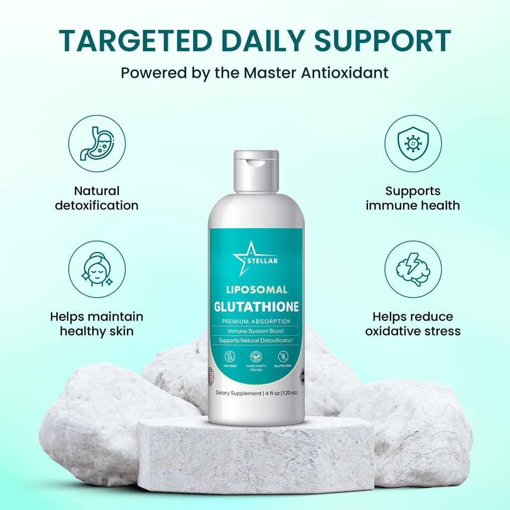 Stellar Liposomal Glutathione – Premium Antioxidant & Detox Support (4 fl oz)